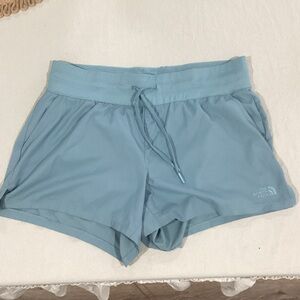 The North Face Women's Sky Blue Athletic Shorts